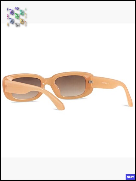 Retro Square Sunglasses Y2K 90s Vintage Fun UV Protection Trendy Sun Glasses main image 5